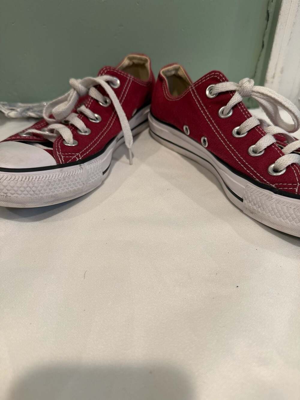 Converse Chuck Taylor All Star Low Top Maroon Sneakers - Picture 6 of 9
